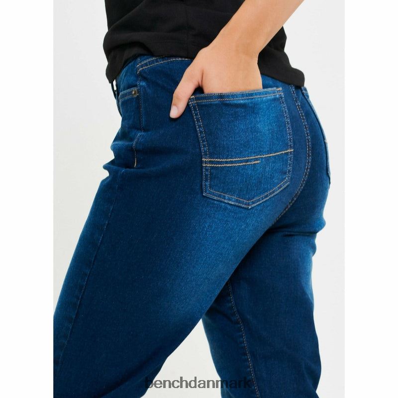 stevie mom jeans Kvinder mørkeblå vask Bench beklædning R8600116