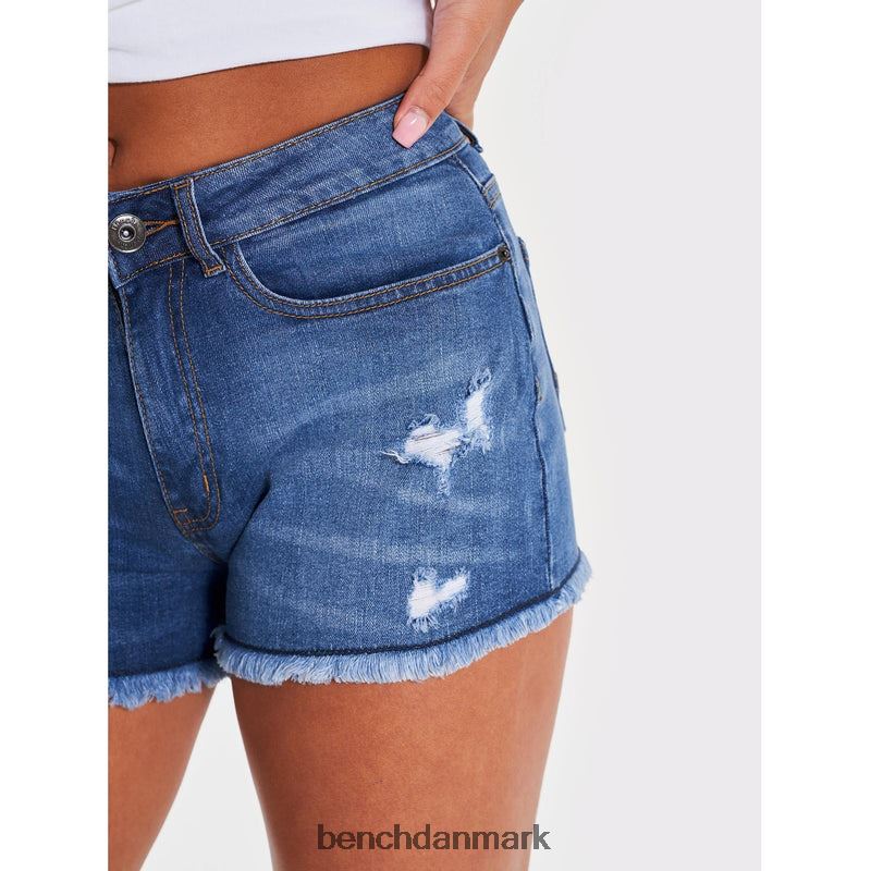 lena denim shorts Kvinder mellemblå Bench beklædning R8600135