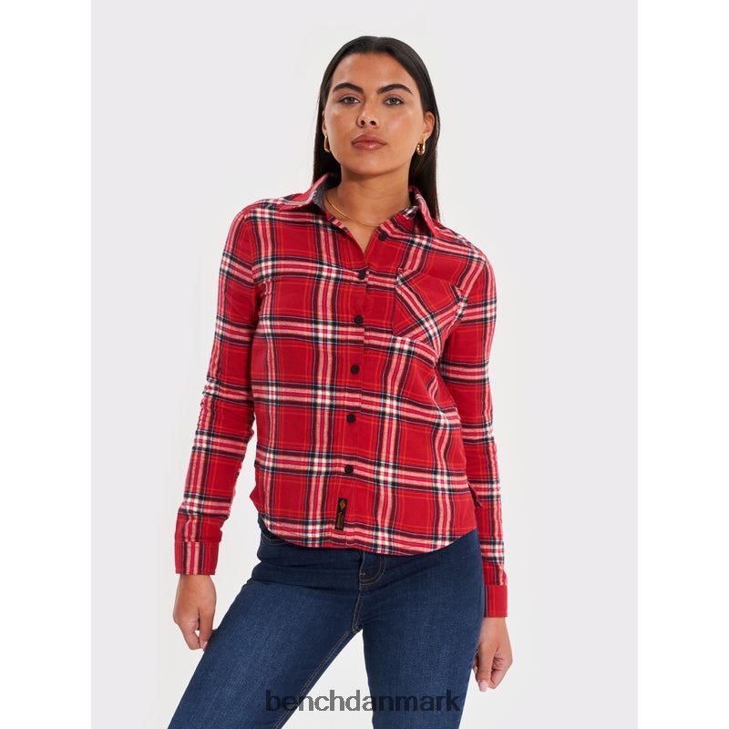 ellamay flannel skjorte Kvinder lyserød Bench beklædning R8600112