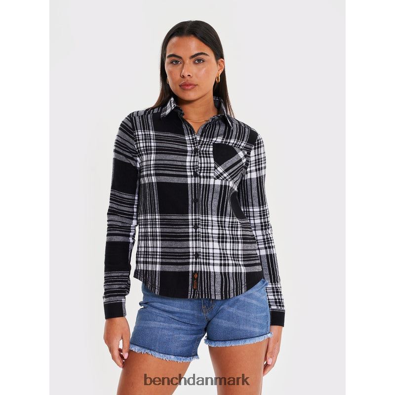 ellamay flannel skjorte Kvinder sort tern Bench beklædning R8600111