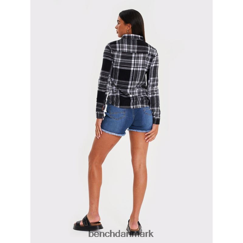 ellamay flannel skjorte Kvinder sort tern Bench beklædning R8600111