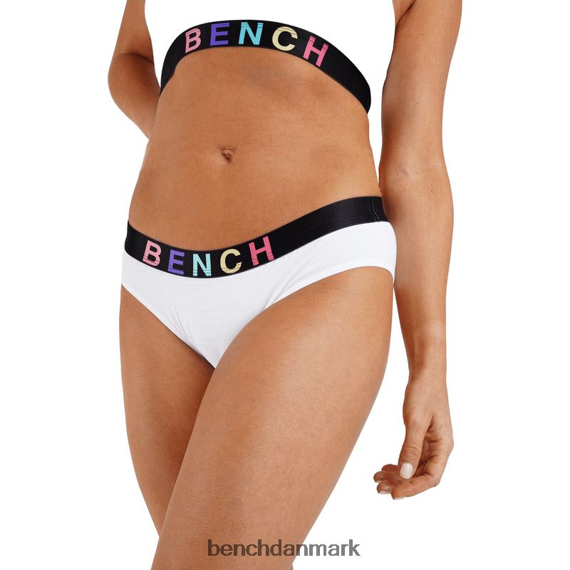 amaya crop top & short sæt Kvinder hvid Bench beklædning R8600142