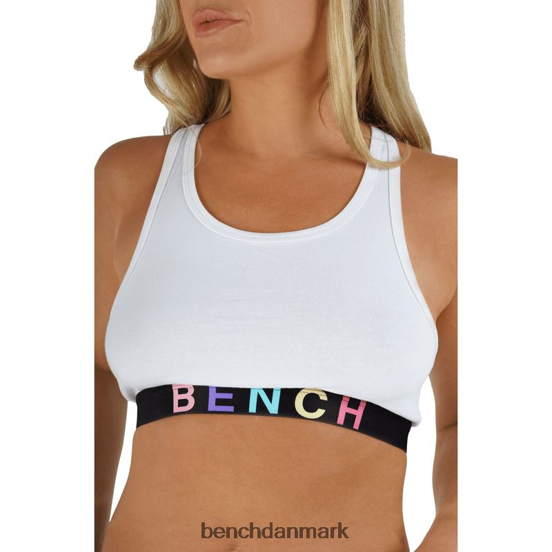 amaya crop top & short sæt Kvinder hvid Bench beklædning R8600142