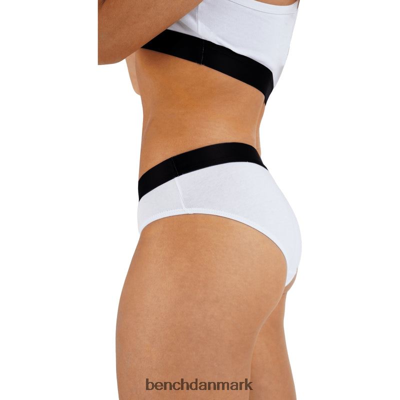amaya crop top & short sæt Kvinder hvid Bench beklædning R8600142