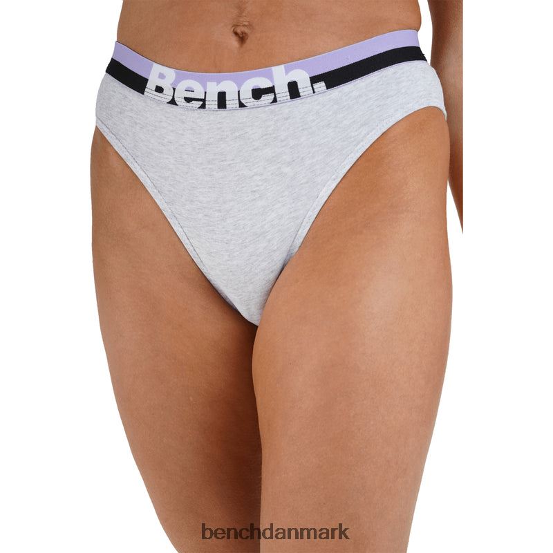sienna crop top & short sæt Kvinder grå mergel Bench beklædning R8600144