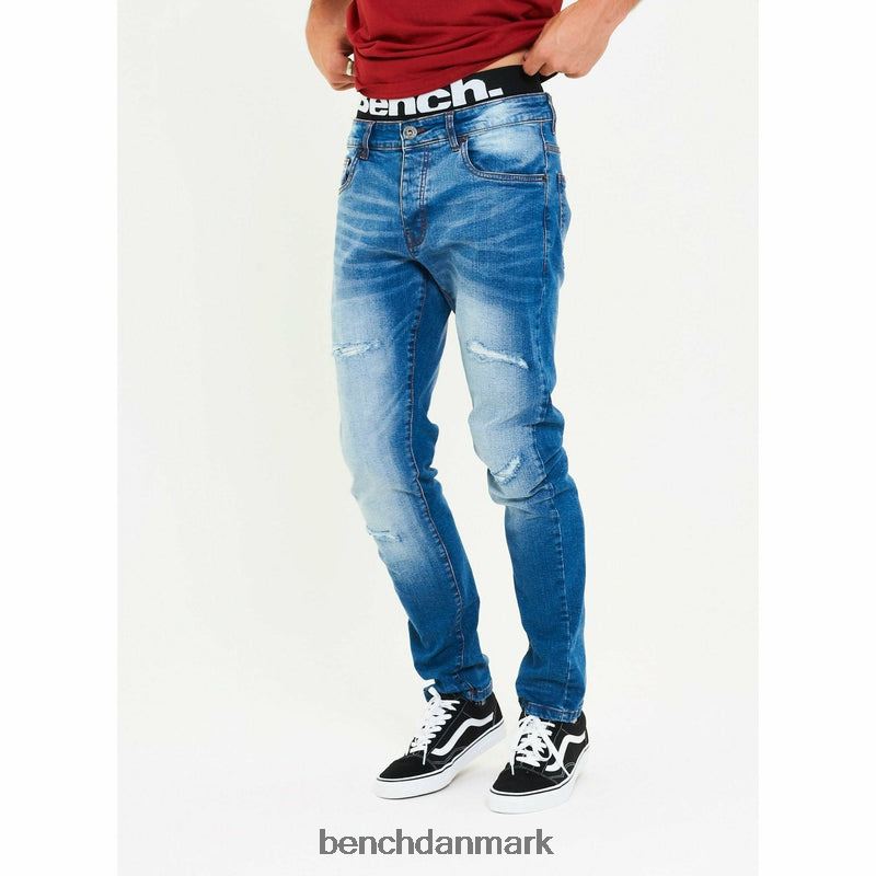 aw-001 slim fit jeans Mænd lyseblå Bench beklædning R860088