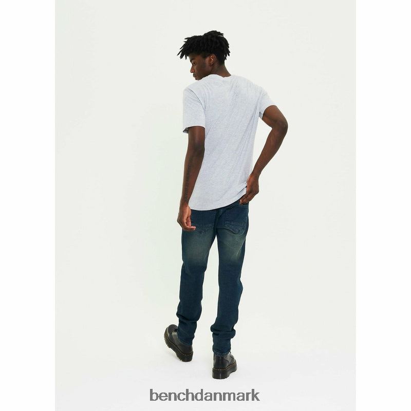 aw-002 slim fit jeans Mænd falmet blå Bench beklædning R860089