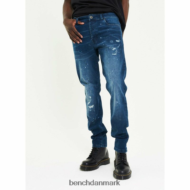 aw-003 slim fit jeans Mænd mellemblå Bench beklædning R860087