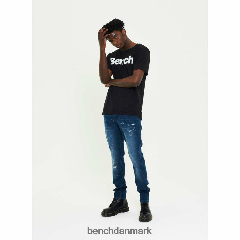 aw-003 slim fit jeans Mænd mellemblå Bench beklædning R860087