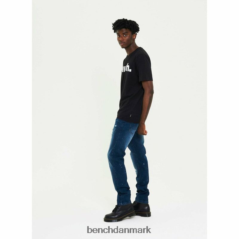 aw-003 slim fit jeans Mænd mellemblå Bench beklædning R860087