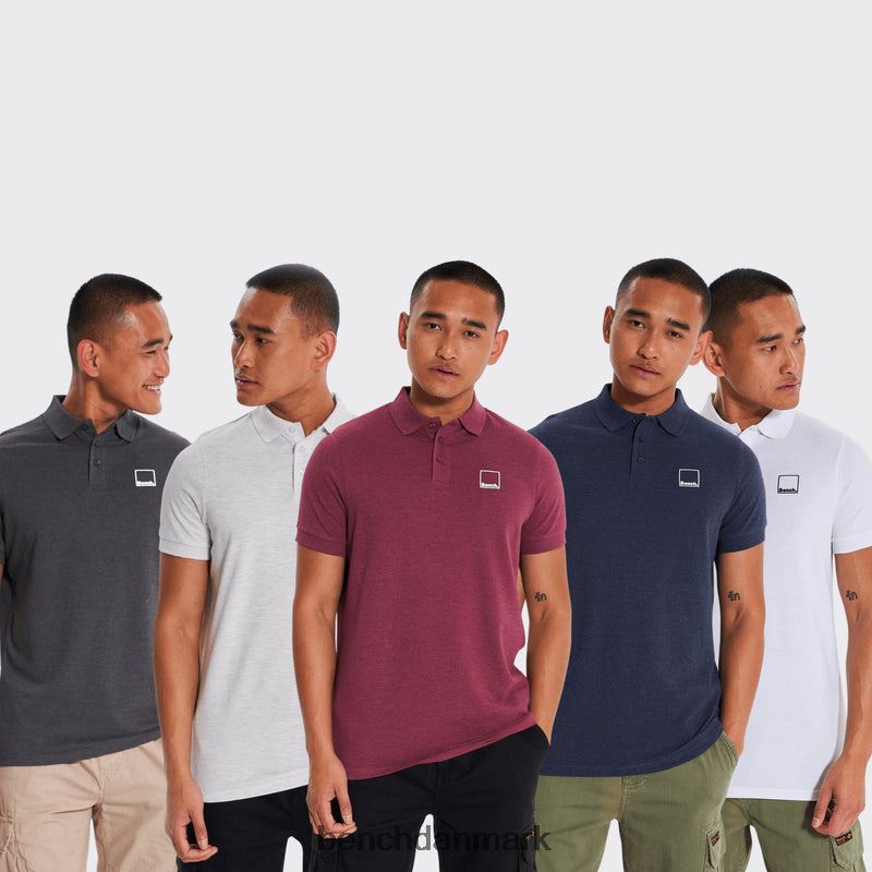 pritchard poloer med 5 stk Mænd assorteret Bench beklædning R86004