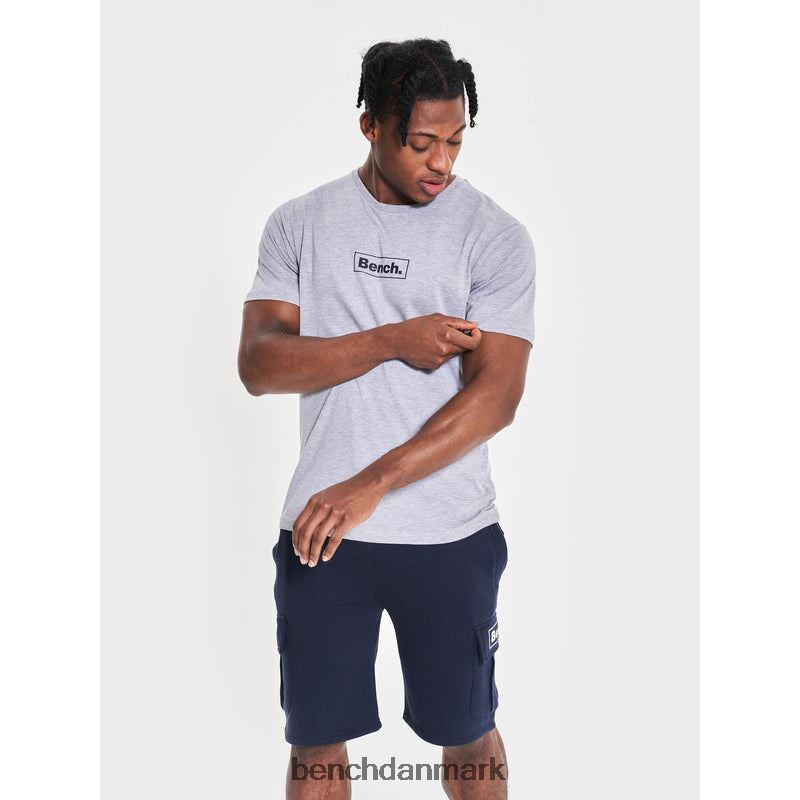 angus bæredygtig t-shirt Mænd grå mergel Bench beklædning R860019