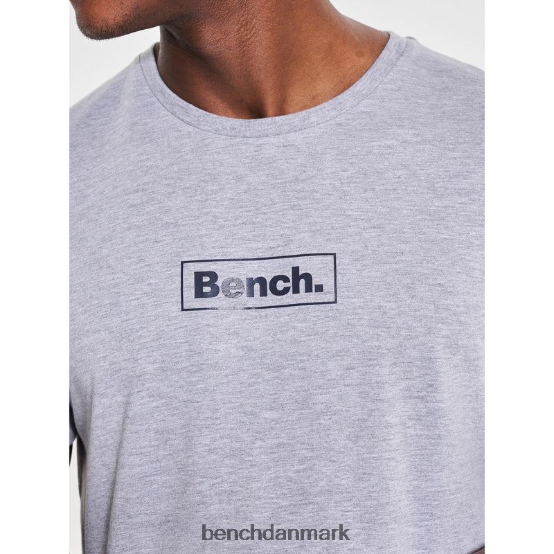 angus bæredygtig t-shirt Mænd grå mergel Bench beklædning R860019