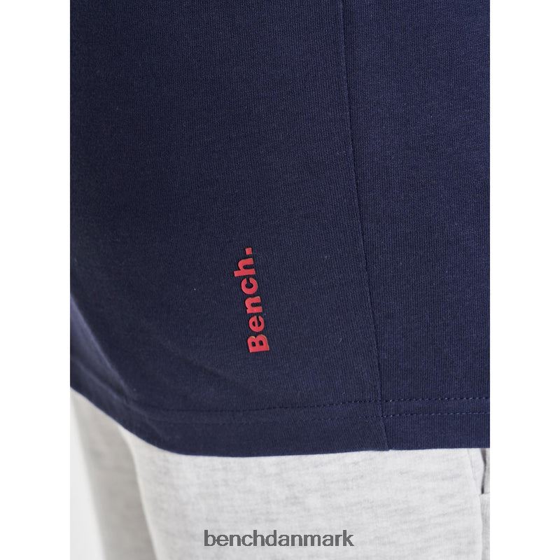 hutter t-shirt Mænd flåde Bench beklædning R860014