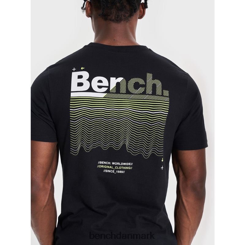 jared t-shirt Mænd sort Bench beklædning R860017