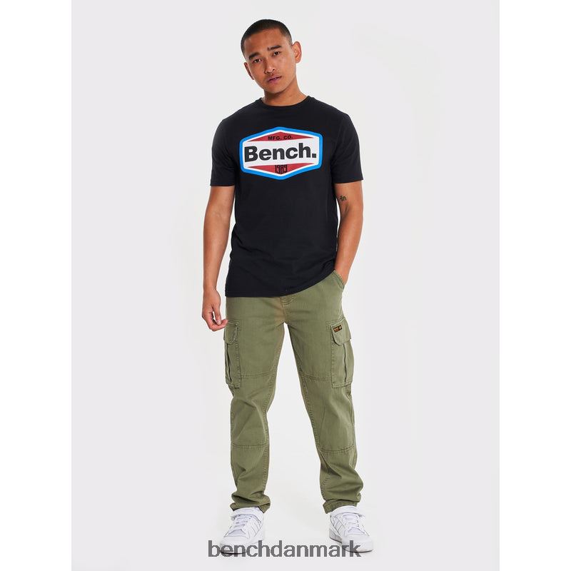 thaniel t-shirt Mænd sort Bench beklædning R860010