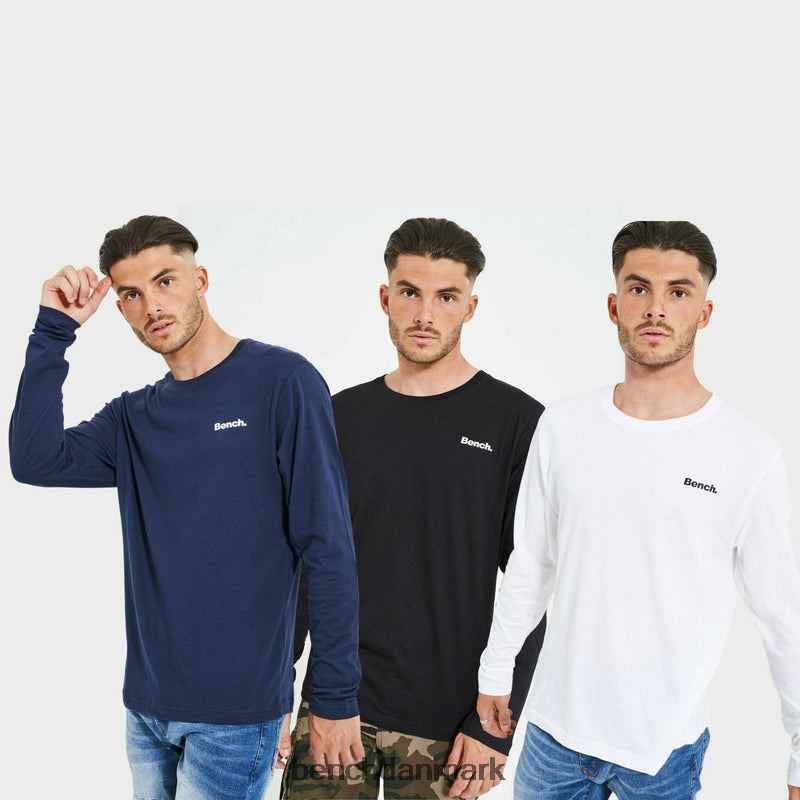viren 3 pack lounge t-shirts Mænd assorteret Bench beklædning R860021